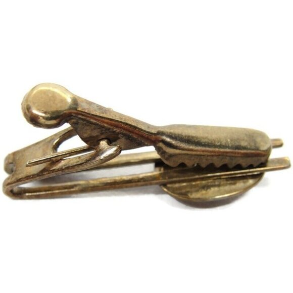 Vintage Cufflinks Round Gold Plated Abalone With Tie Tack And Tie Clip - Picture 7 of 14